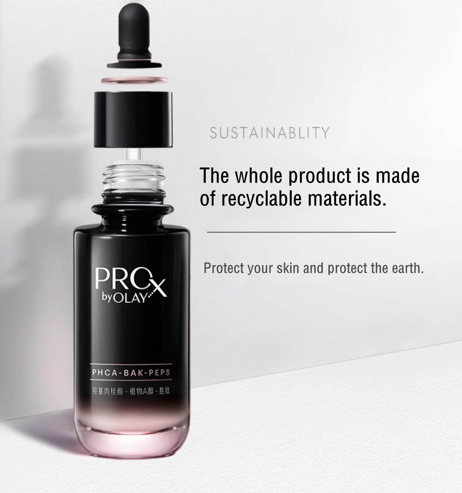OLAY ProX Black Tube Anti-wrinkle Essence Serum T4108