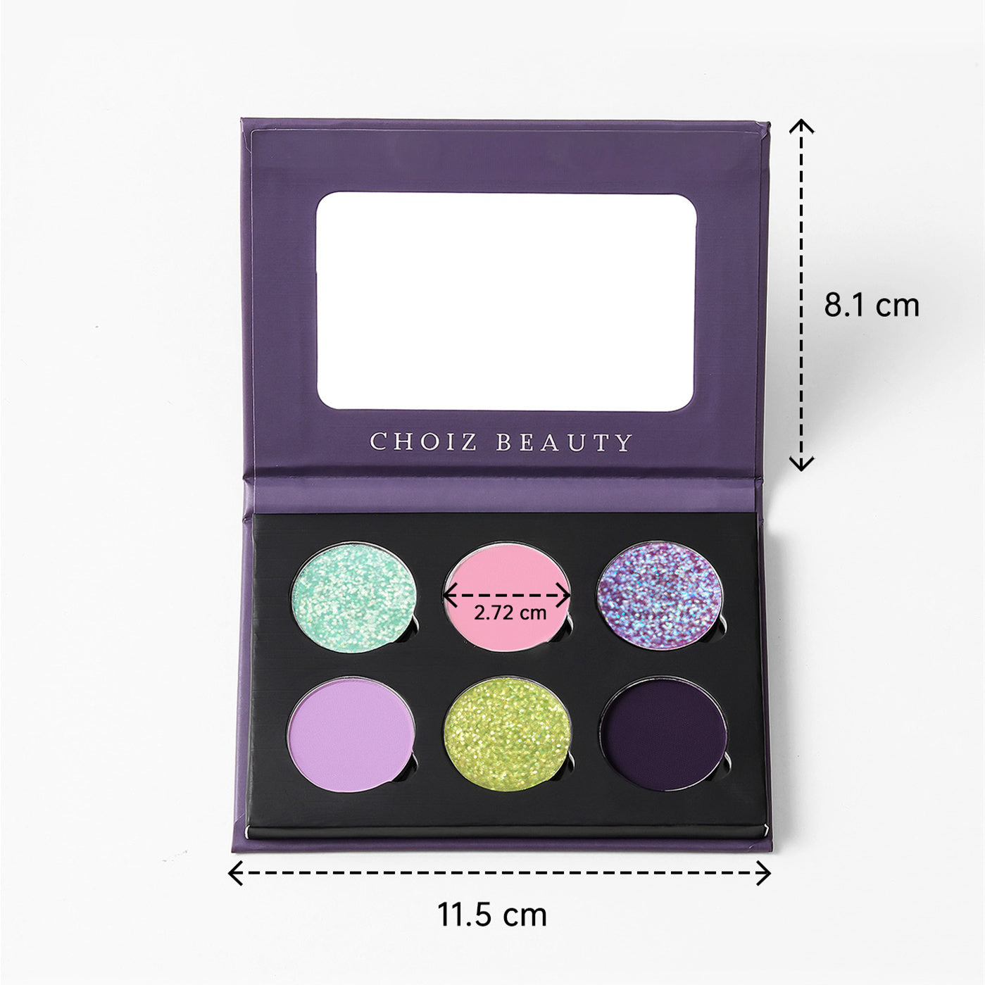 CHOIZ BEAUTY Starry Night 6-Color Chameleon Eyeshadow Palette T4195
