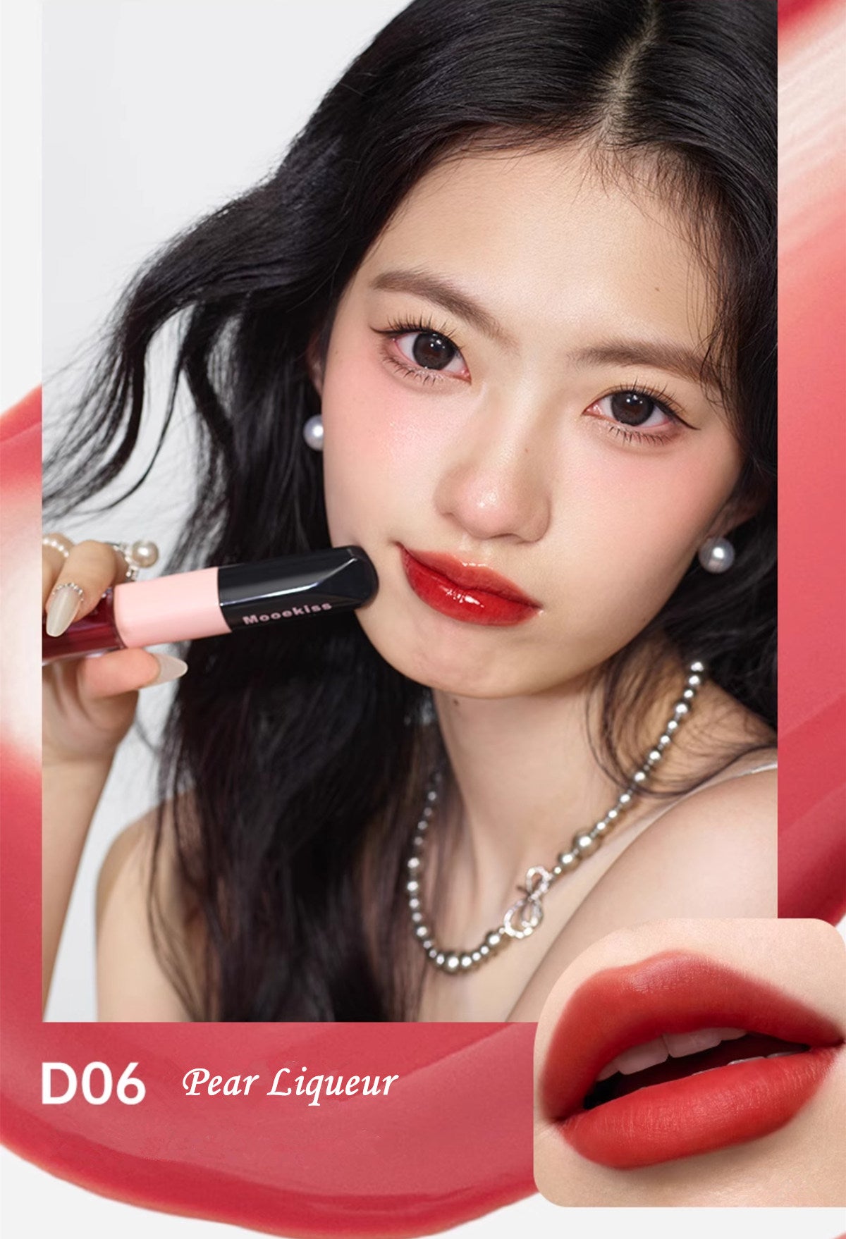 MOOEKISS Double-Head Essence Matte & Mirror Lip Glaze T4377