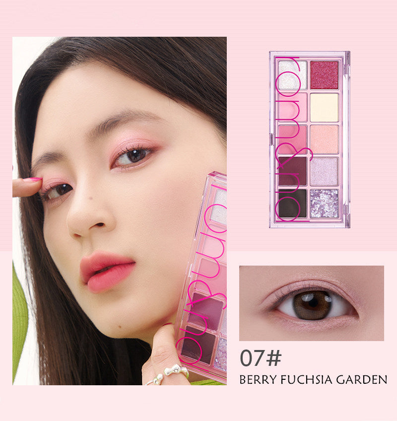 ROMAND 10 Colors Matte & Pearlescent Eyeshadow Palette T4137