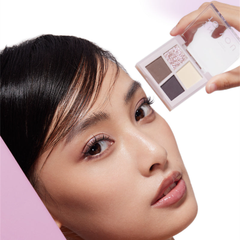 INTO YOU Rotational 4-Color Matte & Shimmer Eyeshadow Palette T3526