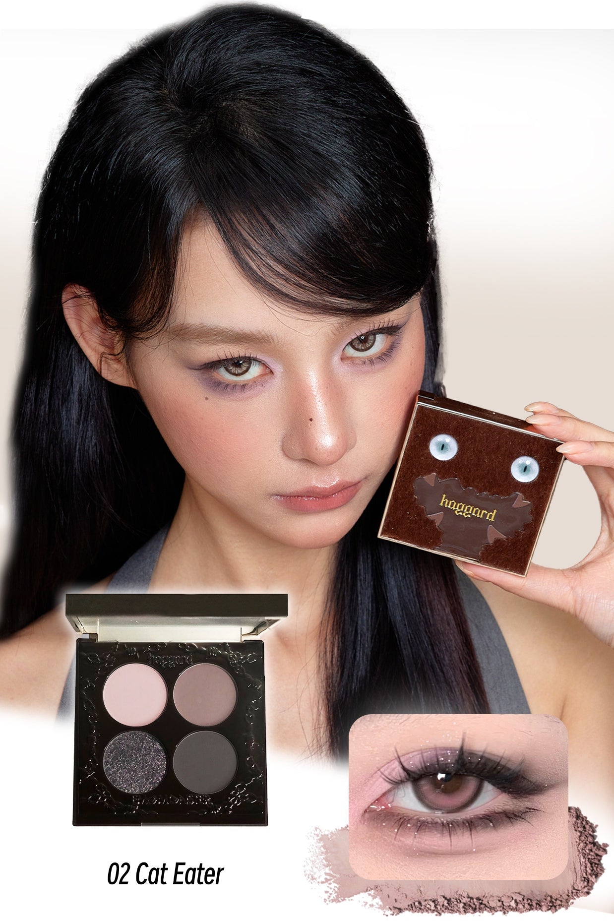 HAGGARD Emo Monster Collection Smokey Eyeshadow Palette T5254