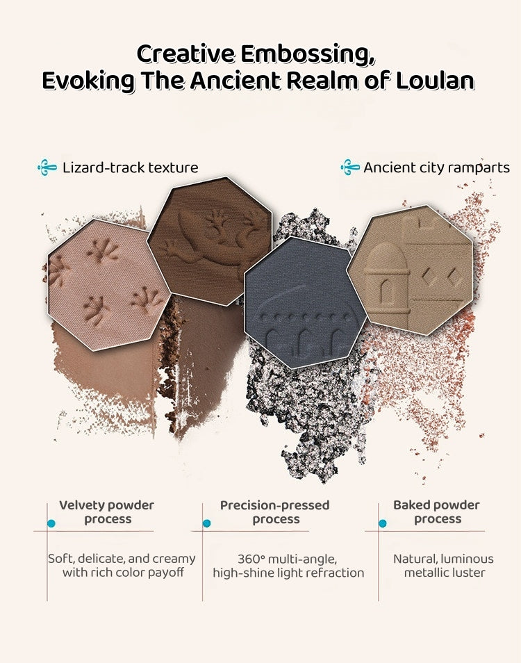 Girlcult Loulan Hippie Collection Chameleon Eyeshadow Palette T5962