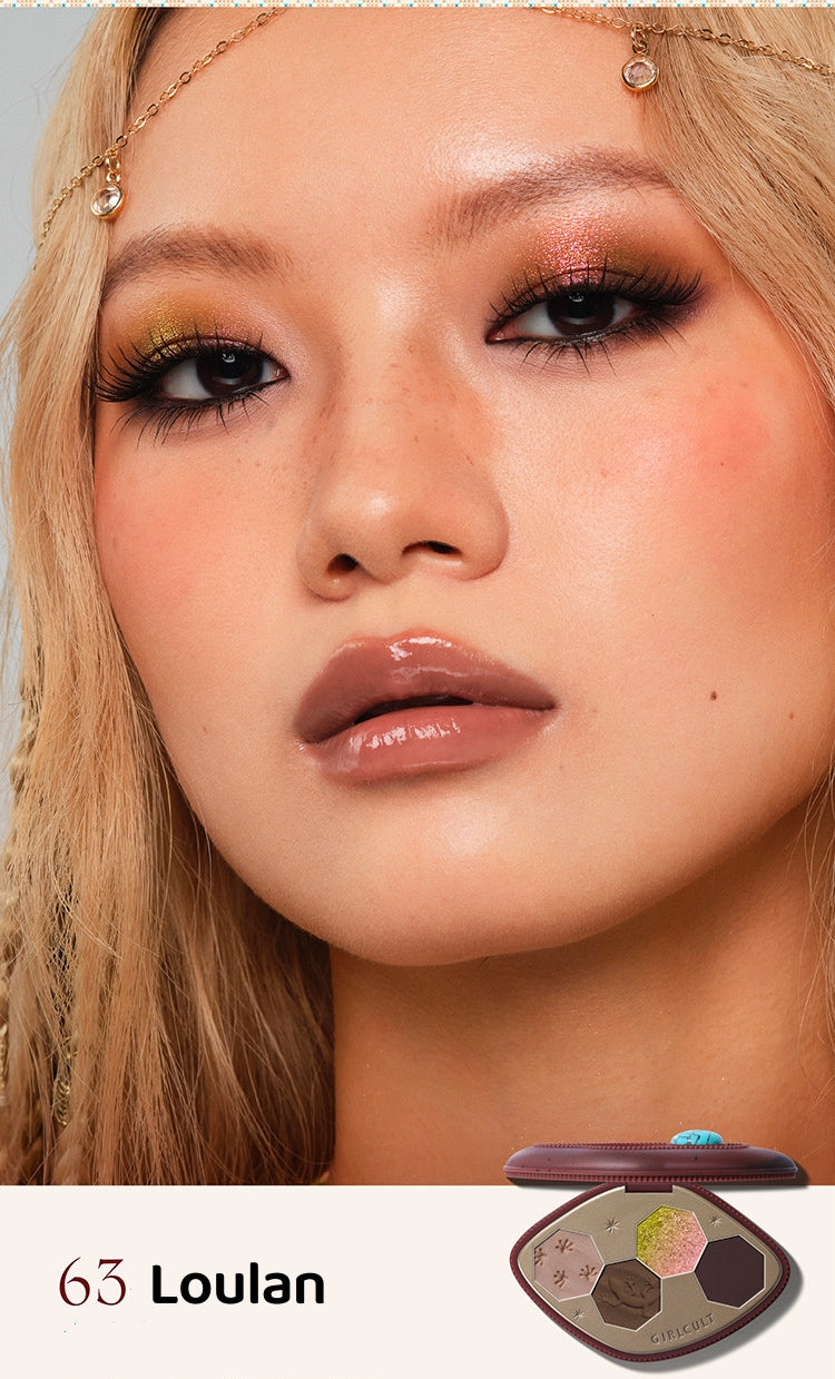 Girlcult Loulan Hippie Collection Chameleon Eyeshadow Palette T5962