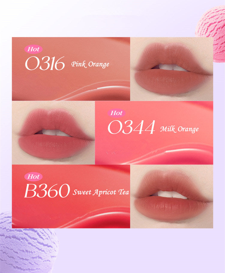 COLORKEY Ice Cream Watery Matte Lip Gloss 6 Pcs Set T4370