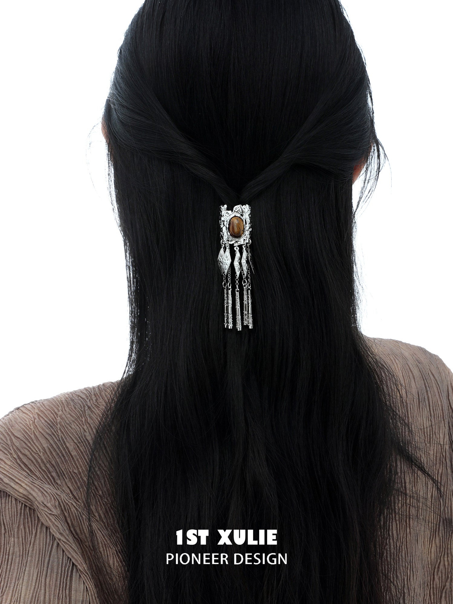 1STXULIE Superior Miao-style Retro Hair Clip T5816