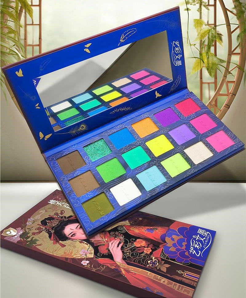YiCaiWenMo Stage Makeup Peach Blossoms Eyeshadow Palette T5064