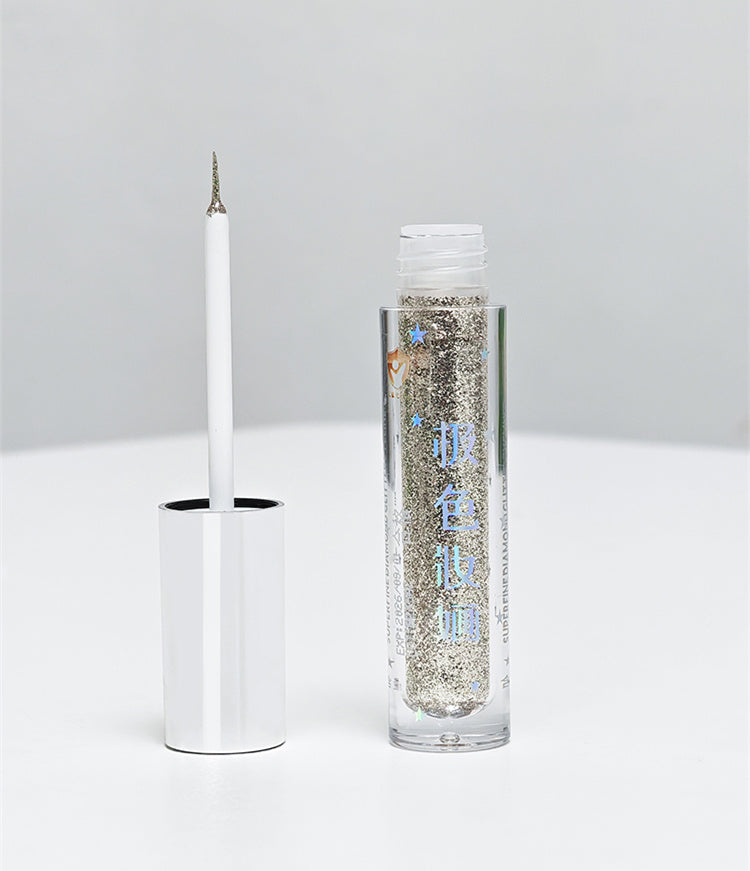 JSZH Diamond Holographic Glitter Liquid Eyeliner Pen T4238