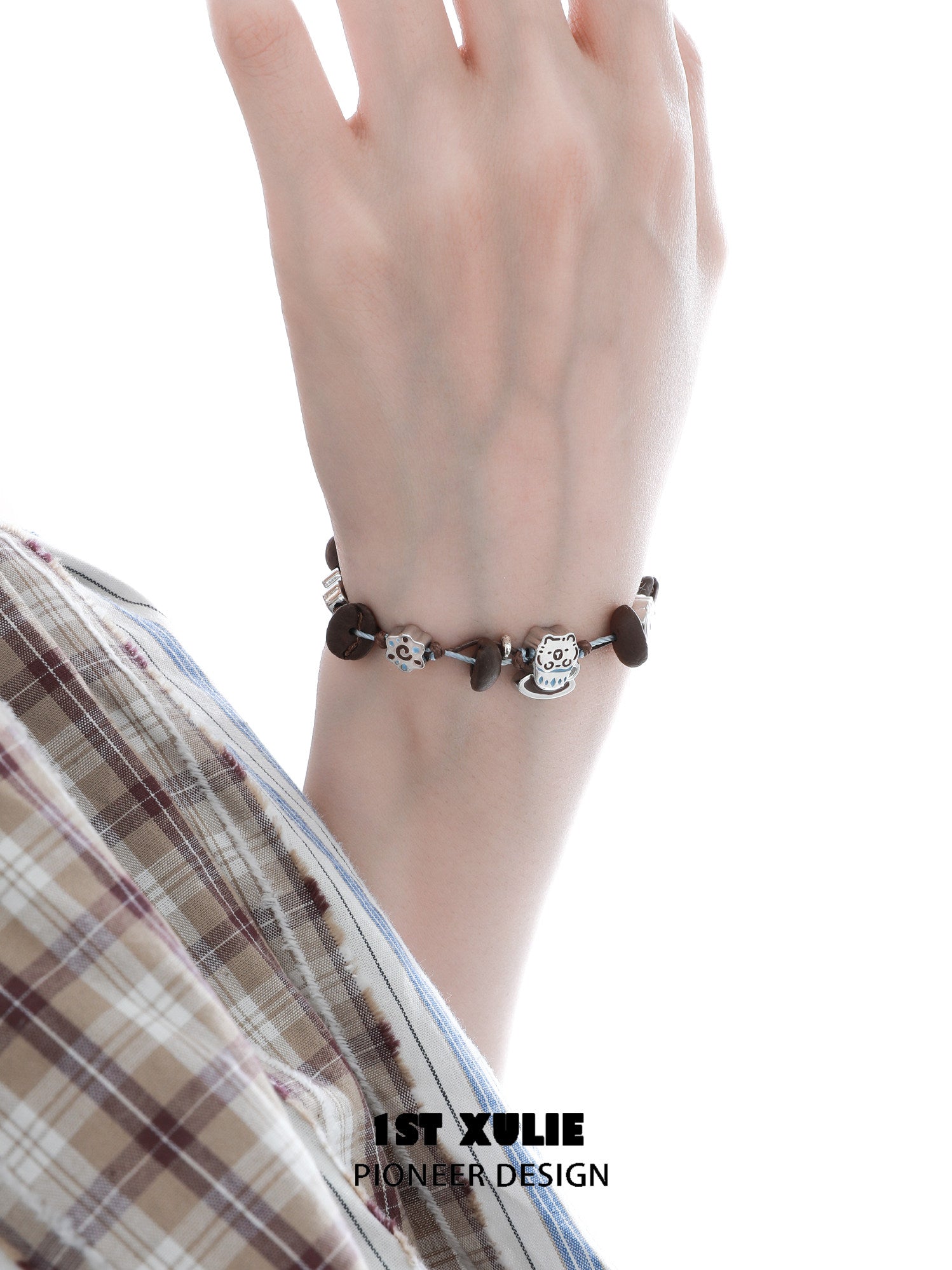 1STXULIE Superior Niche Capybara Braided Cord Bracelet T5842