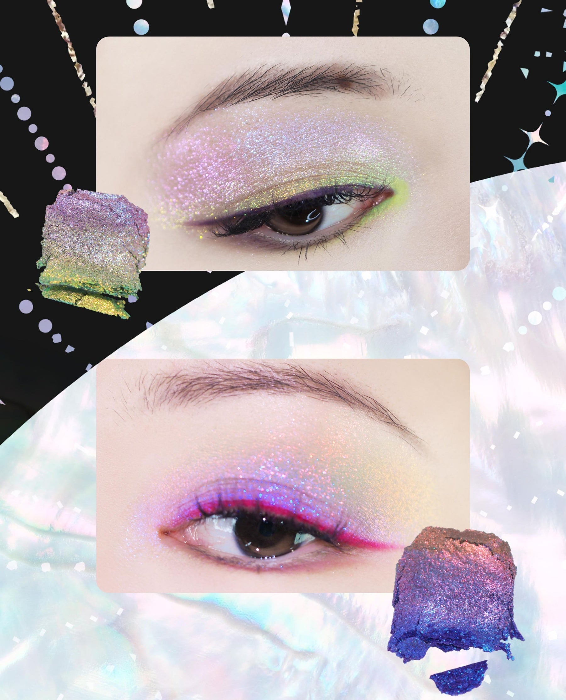 DRAMO Gradient Chameleon Eyeshadow Palette Lux01 Jewelry Box T5253