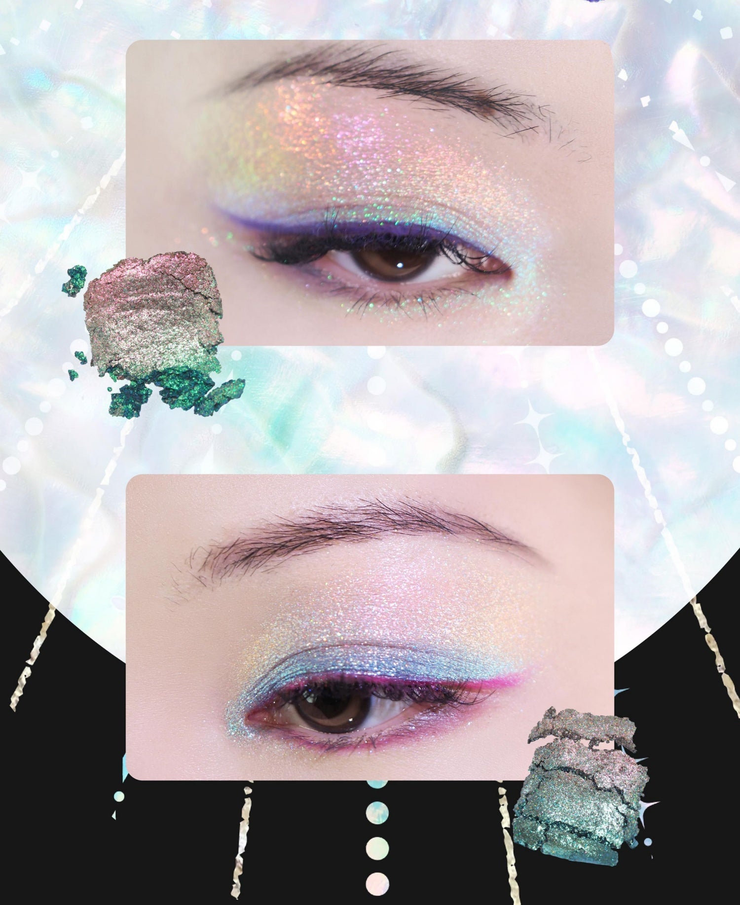 DRAMO Gradient Chameleon Eyeshadow Palette Lux01 Jewelry Box T5253