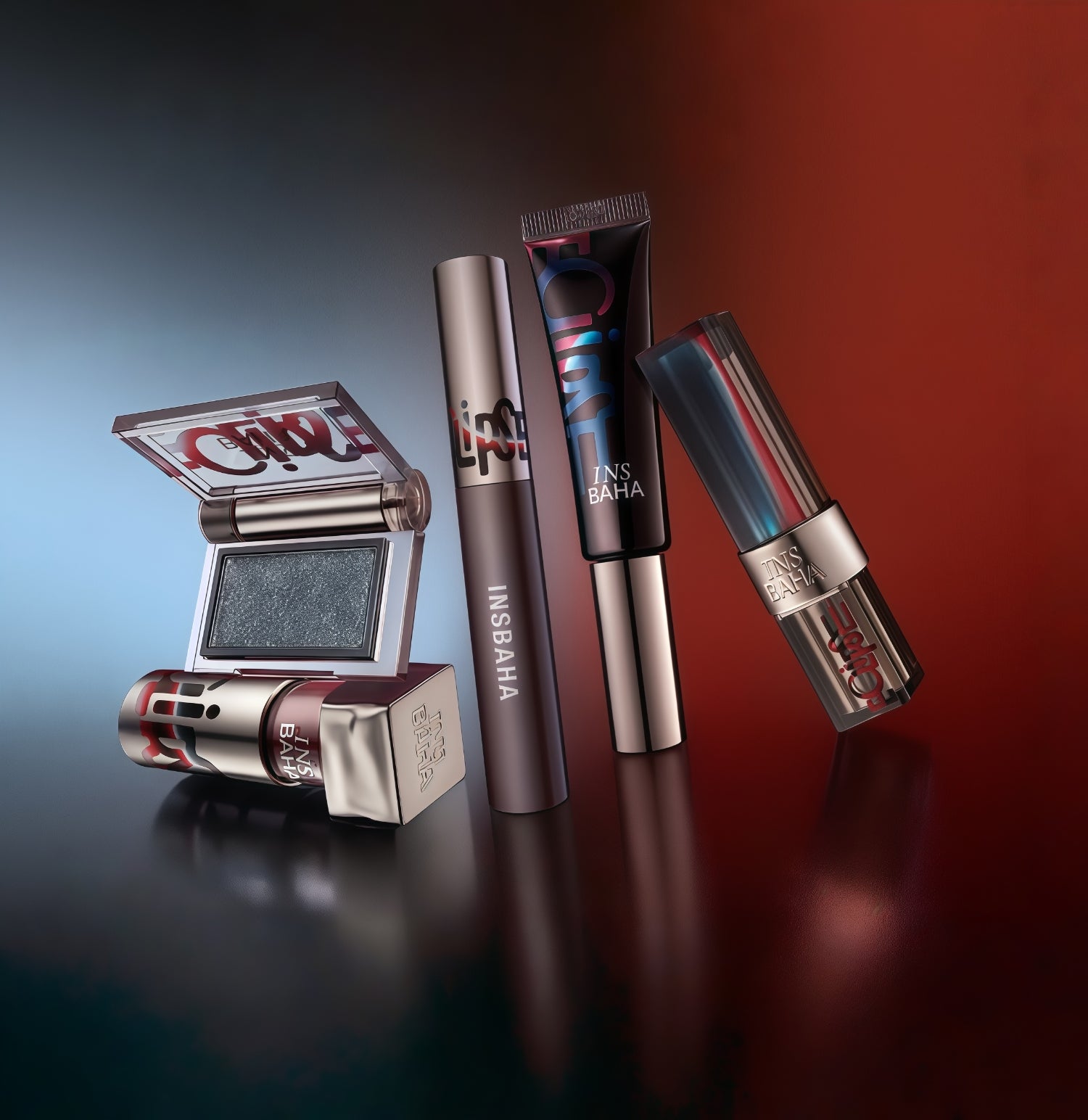 INSBAHA Halloween Lunar Eclipse Collection Lipstick & Eyeshadow & Blusher T5278