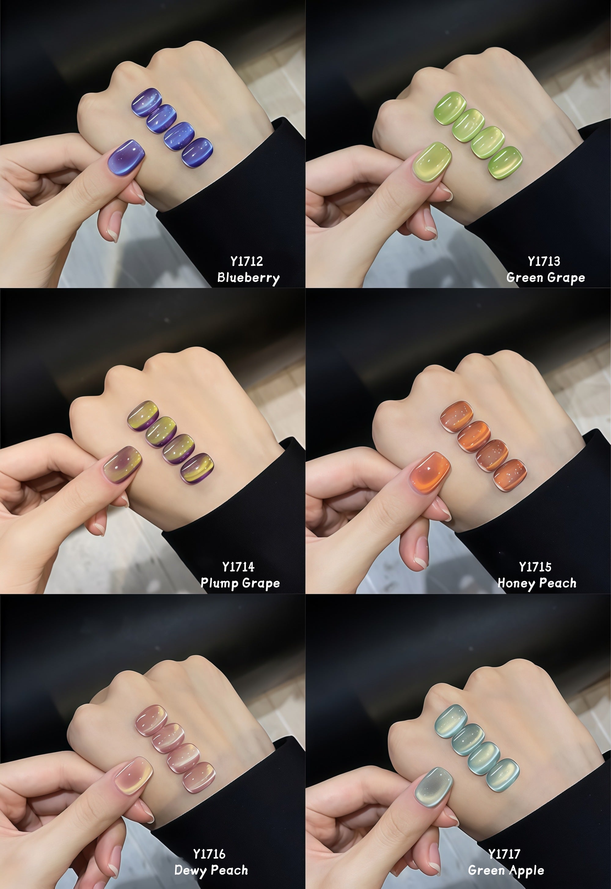 KellyKessa 15ml Summer Fruit Collection Cat Eye Gel Polish T5621