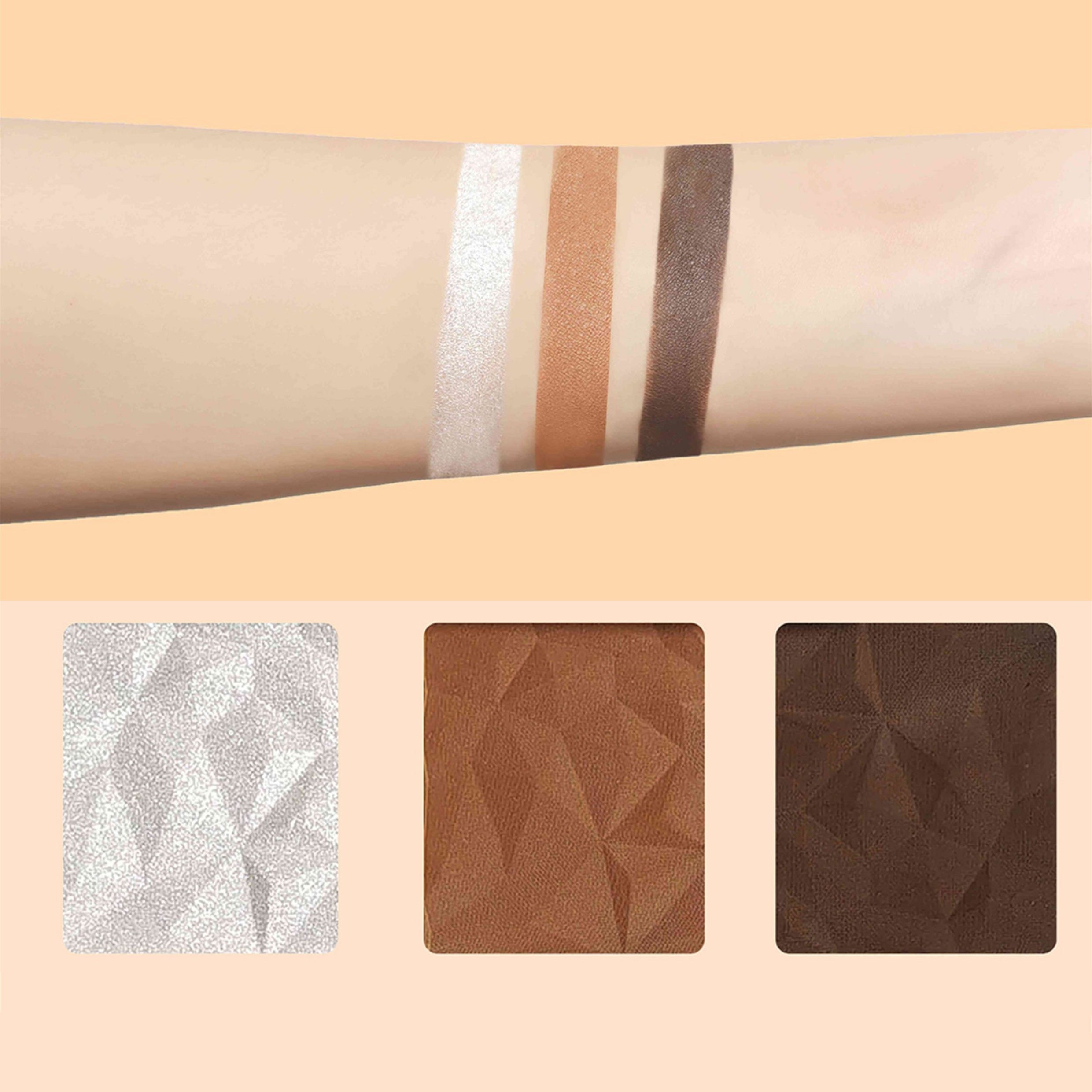 لوحة مكياج JSZH لتحديد الحواجب، متعددة الاستخدامات، T4237