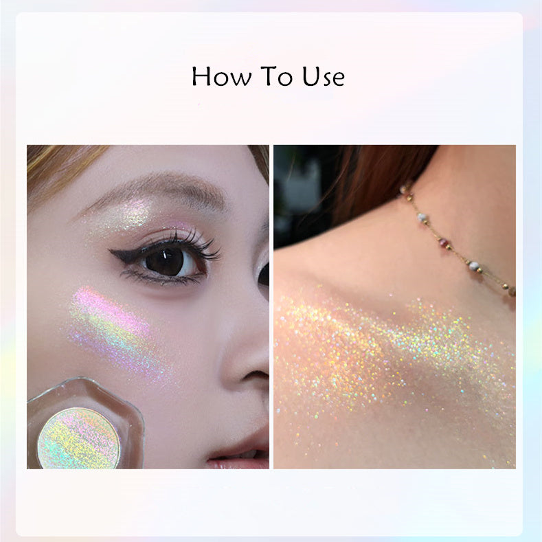 SheenEffect Rainbow Holographic 5-Color Chameleon Eyeshadow T4282