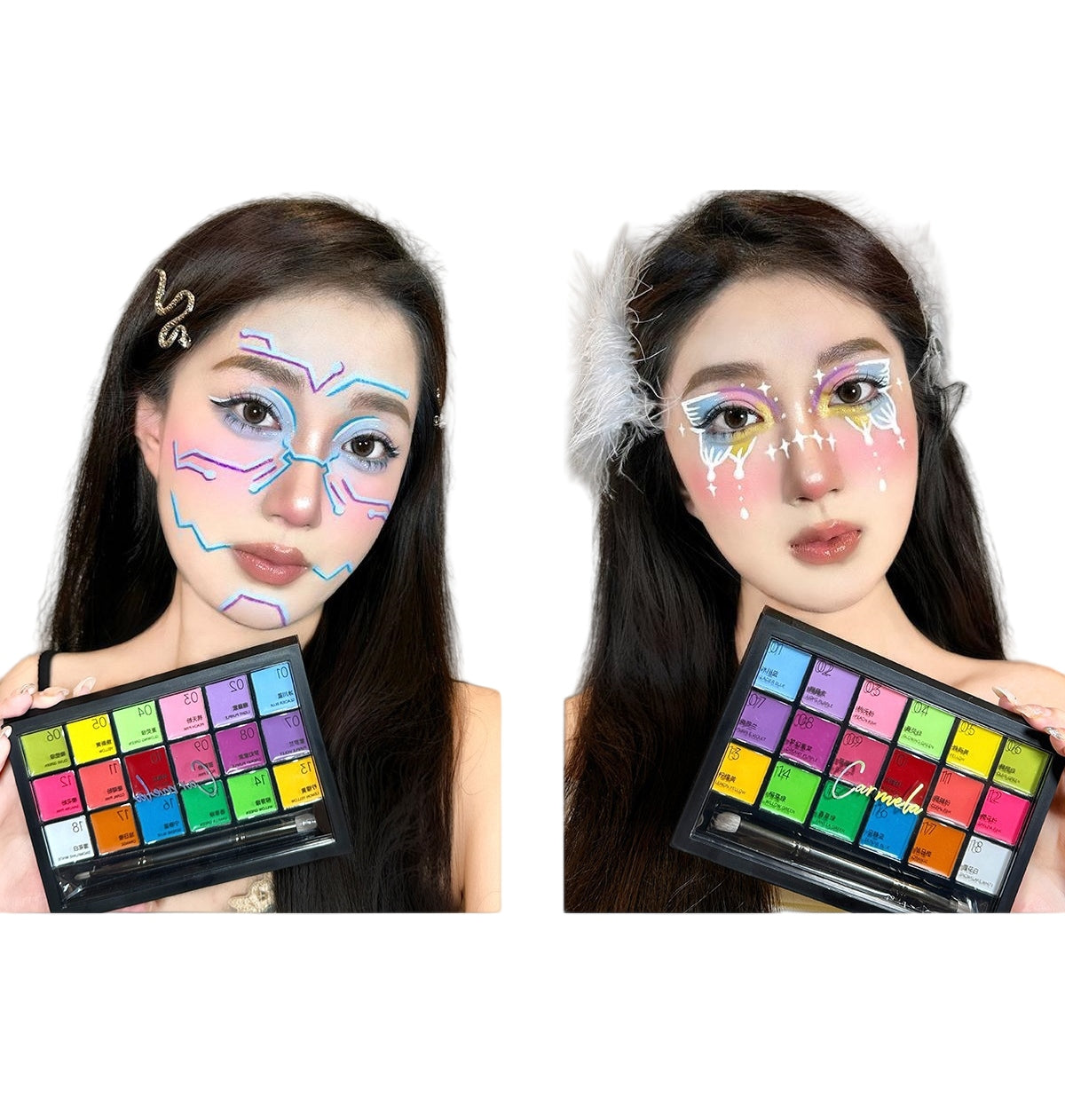 CARMELA Macaron Stage Makeup Cosplay Matte Eyeshadow Cream T4507