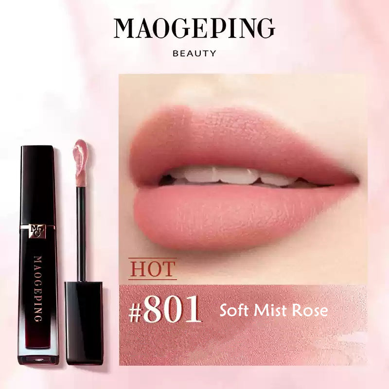 MAOGEPING Zero Burden Airy Matte Lip Glaze T4135