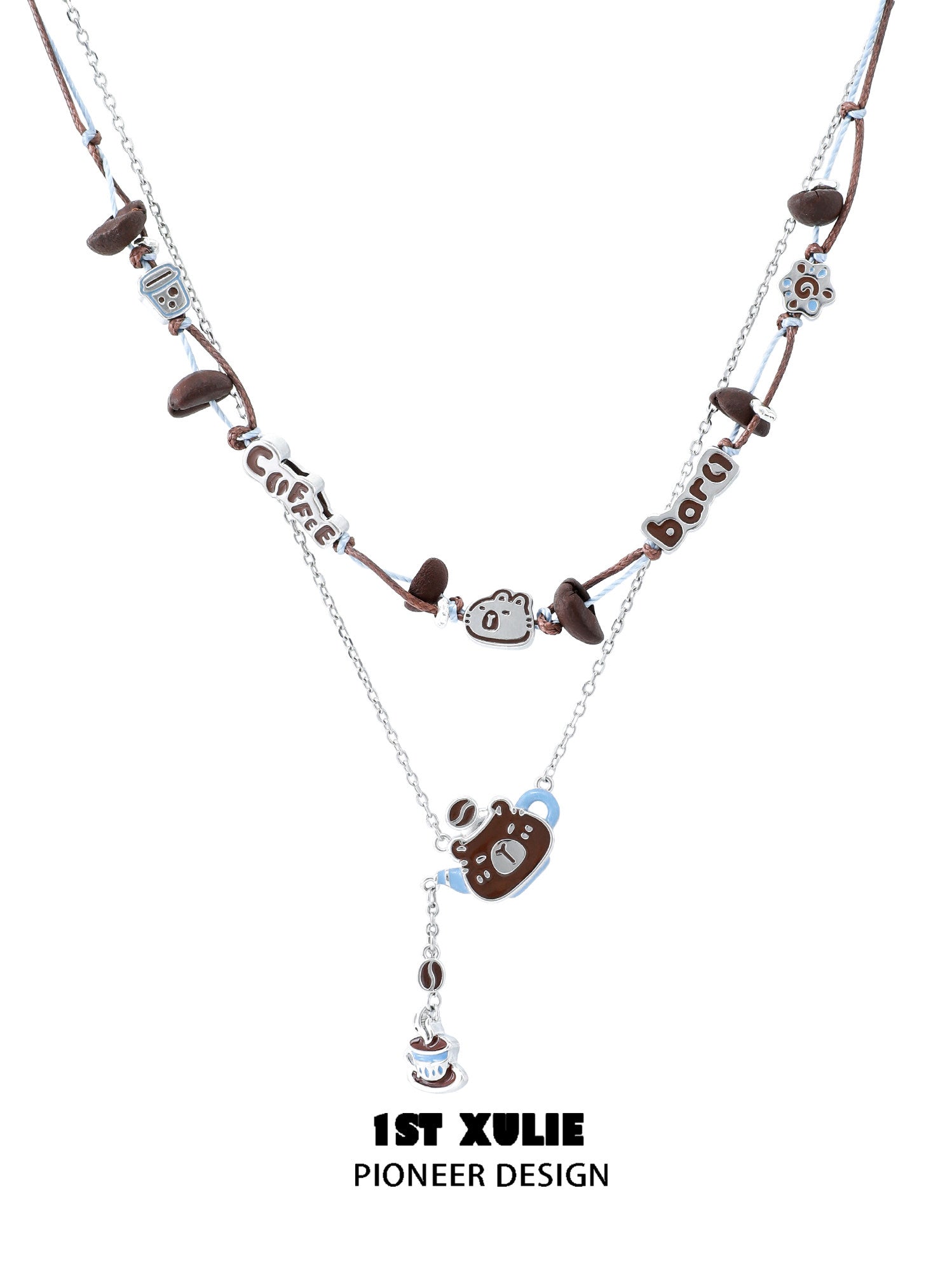 1STXULIE Superior Niche Capybara Necklace T5841