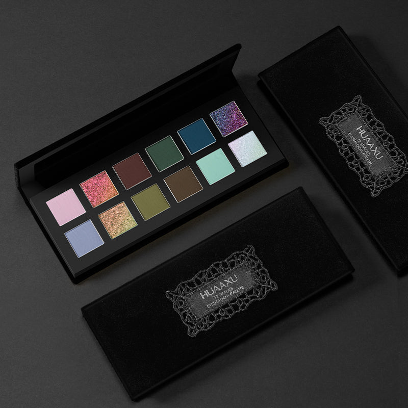 HUAXU Velvet Collection 12-color Chameleon Eyeshadow Palette T4213
