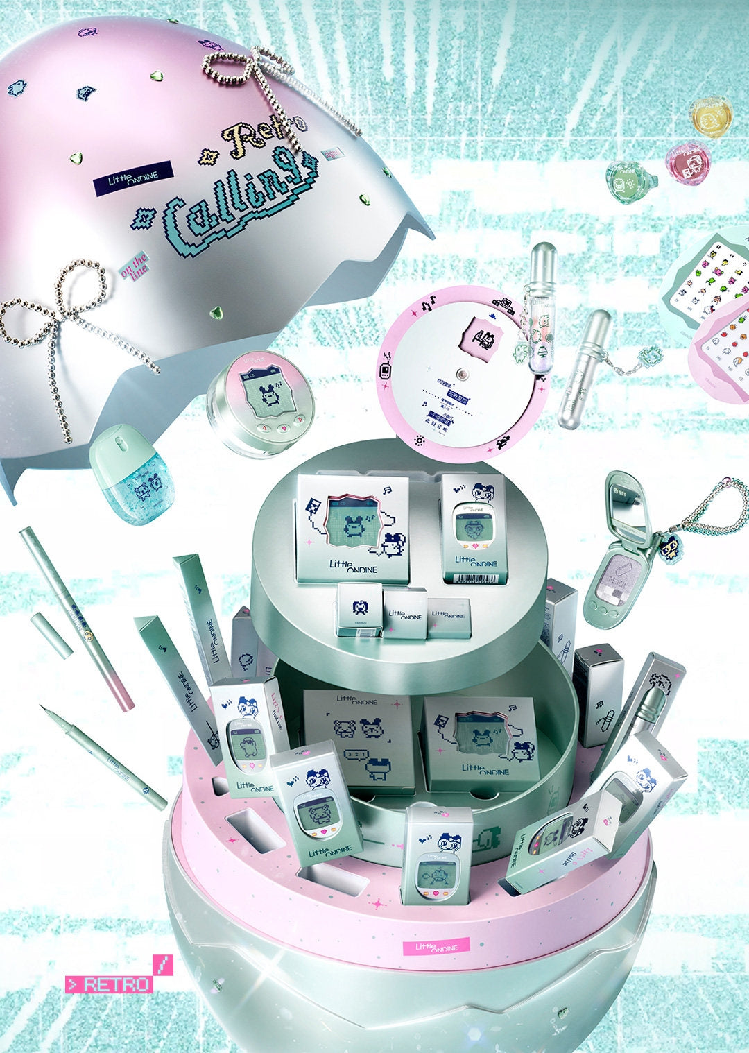 Little Ondine x Tamagotchi Collection Makeup Gift Set T5916