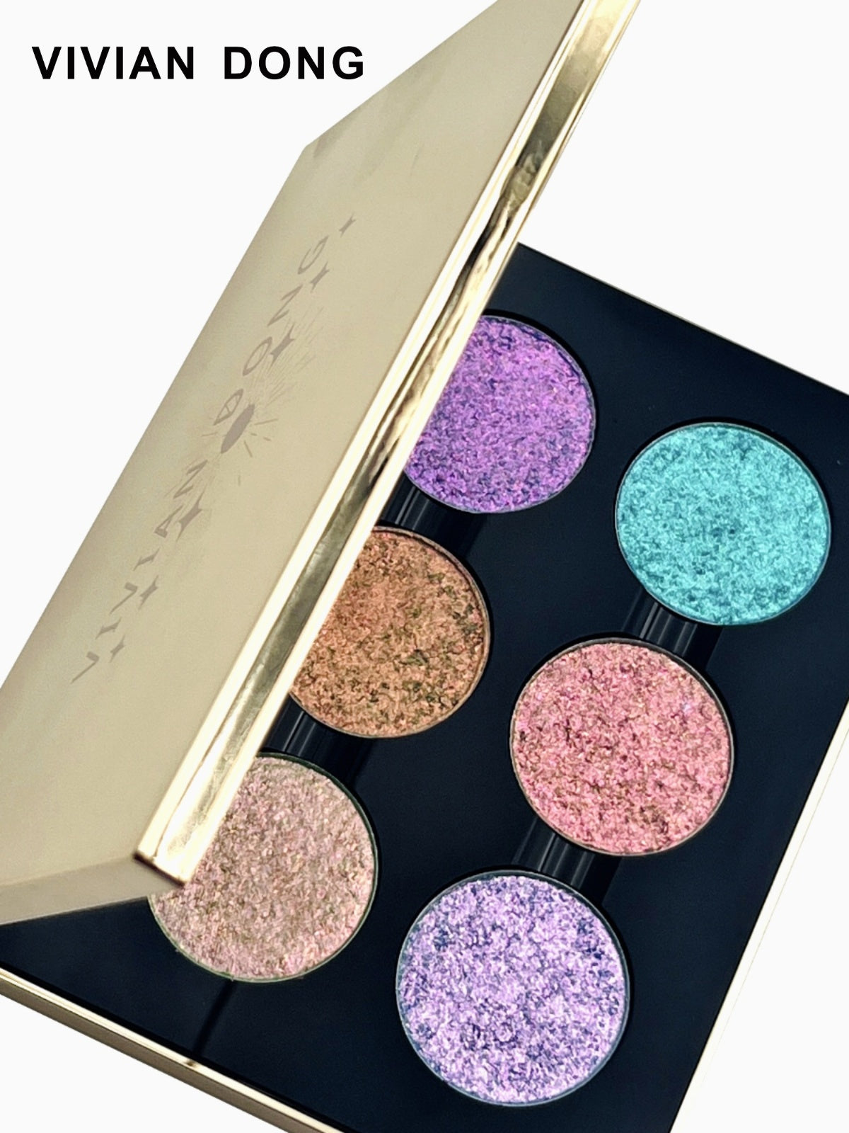 VIVIAN DONG 6-Color Optical Chameleon Eyeshadow Palette T4037