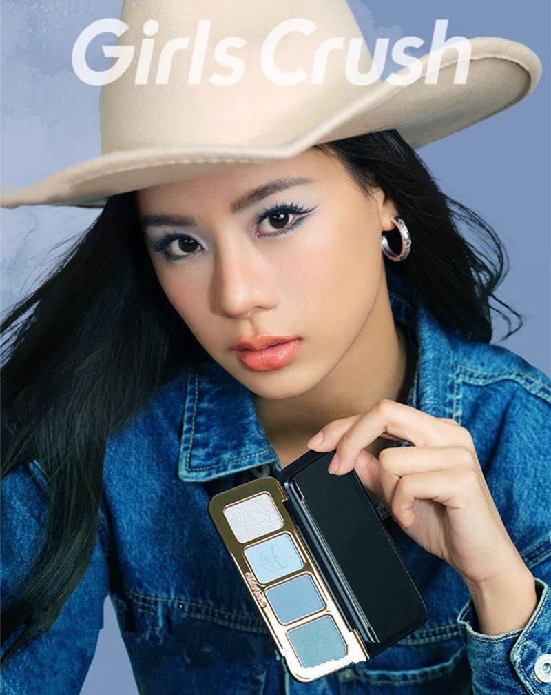 Girls Crush Adventure Game Series 4-Color Eyeshadow Palette T3685