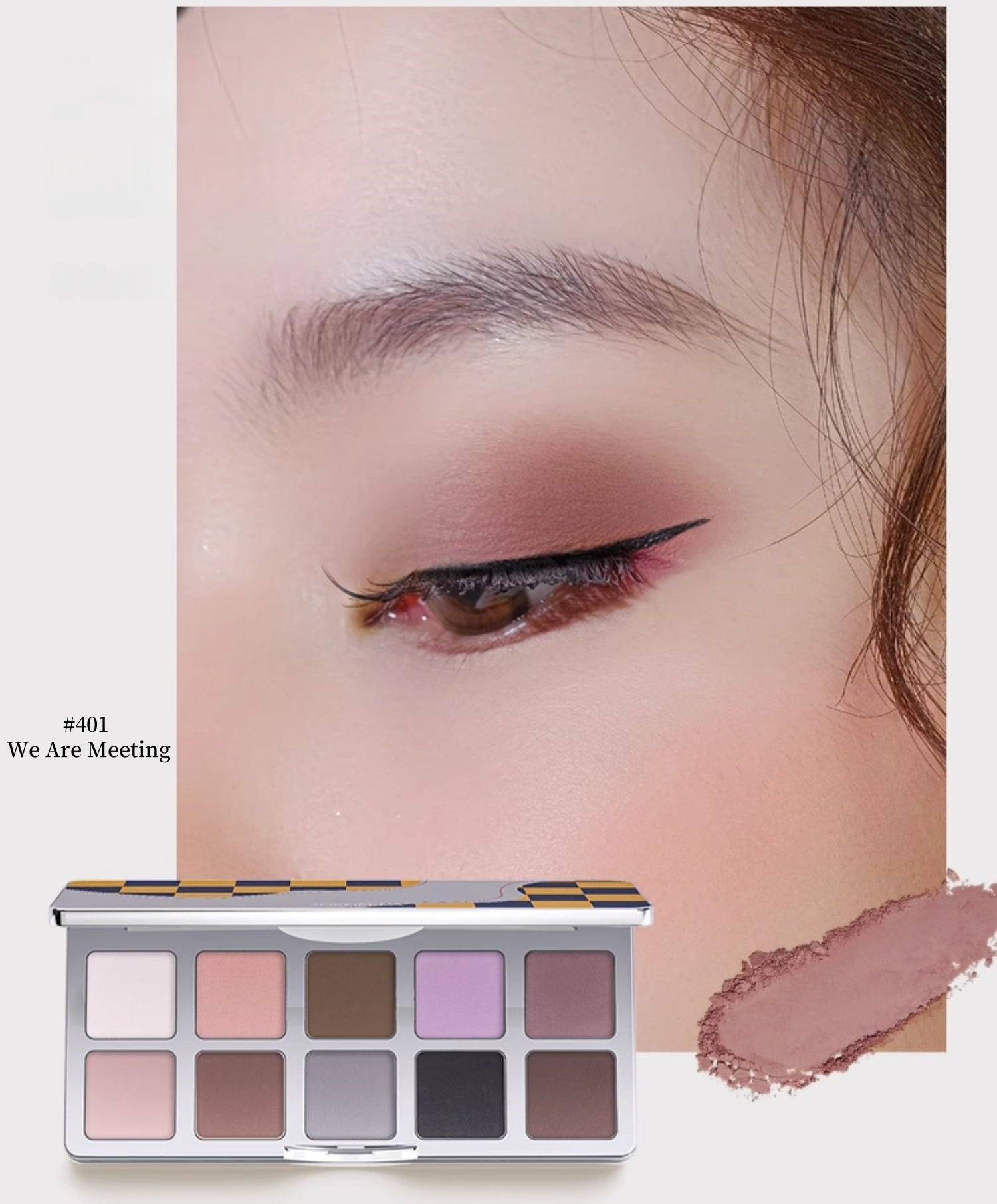 SheDella Checkerboard 10-color Eyeshadow Palette T4449