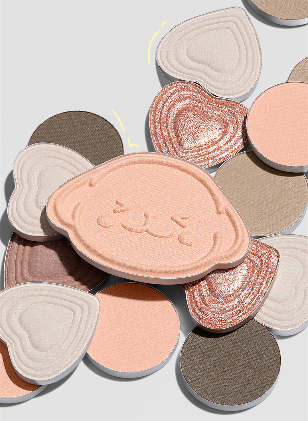 لوحة ظلال العيون LITTLE ONDINE Puppy Hug Series المكونة من 7 ألوان T4158