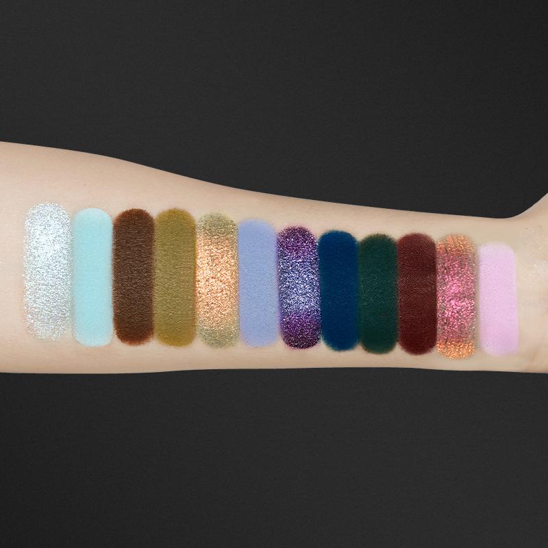 HUAXU Velvet Collection 12-color Chameleon Eyeshadow Palette T4213