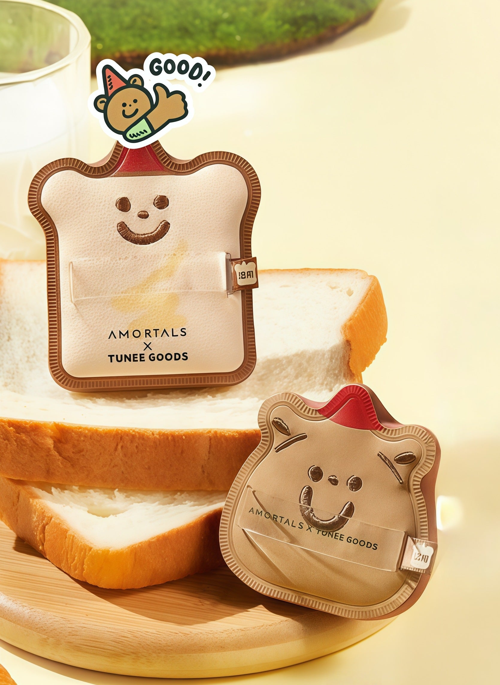 AMORTALS X TUNEE GOODS Dry & Wet Dual-use Soft Makeup Puff T5259