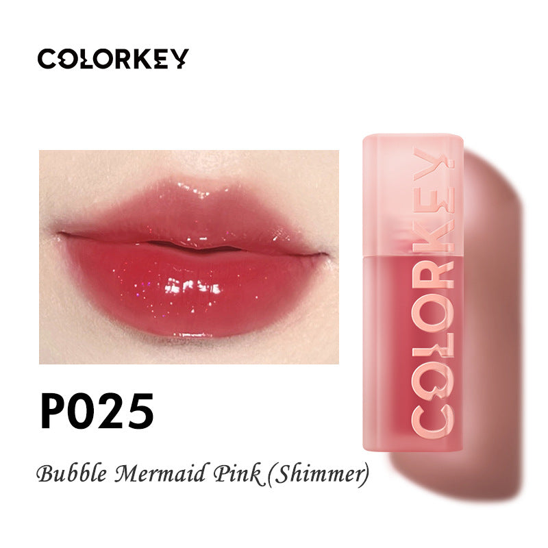 COLORKEY Water Bubble 89% Essence Mirror Lip Glaze T3283