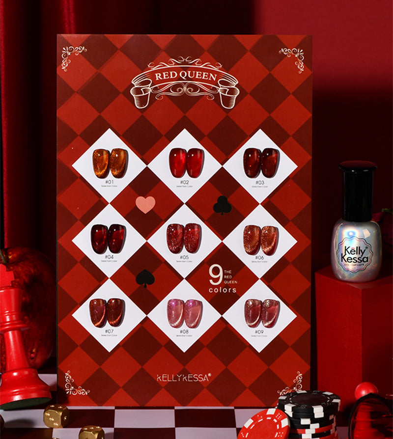 KellyKessa 15ml Queen of Hearts Small Bulb Cat Eye Gel Polish T4066