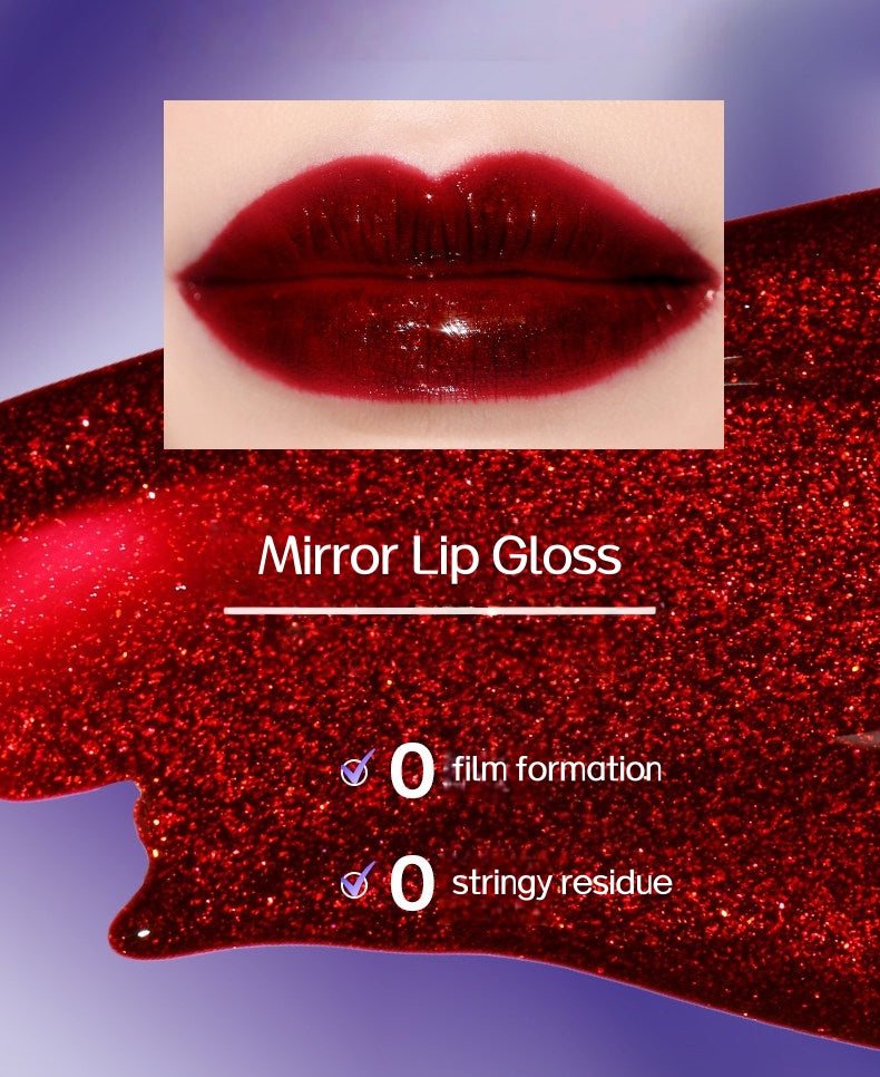 DE'LANCI Otherworldly Gothic Airy Matte Lip Mud & Mirror Lip Gloss T5432