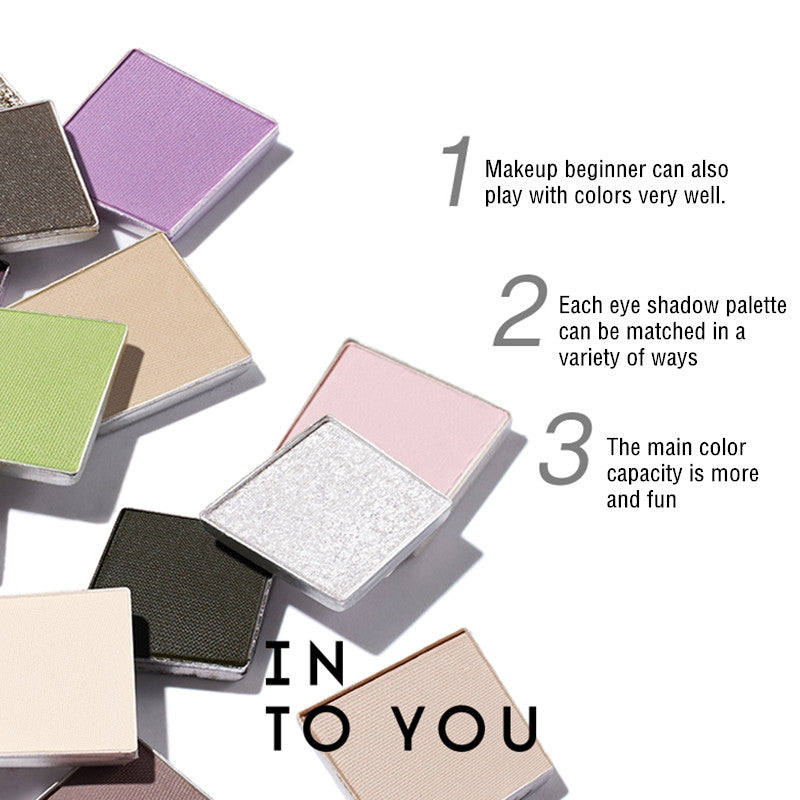 INTO YOU Rotational 4-Color Matte & Shimmer Eyeshadow Palette T3526