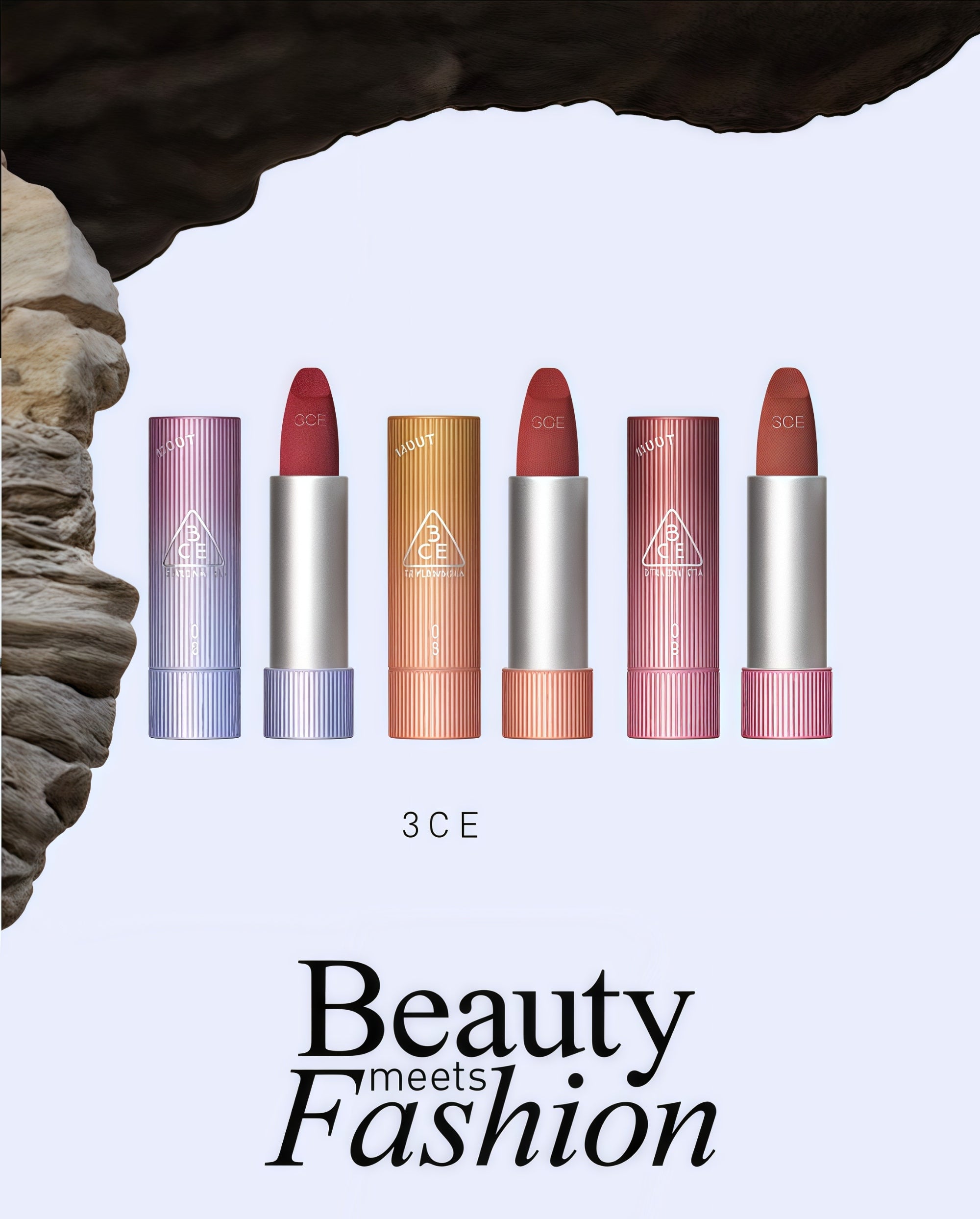 3CE X MUUT Beauty Meets Fashion Matte Velvet Lipstick T4760