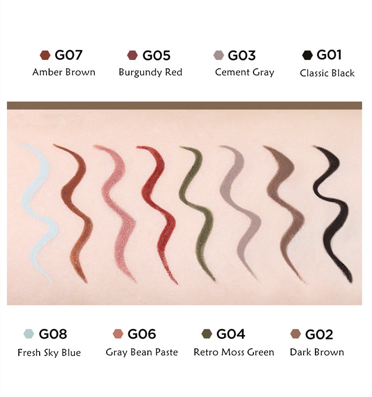 ODDITY Vandtæt Langtidsholdbar Farverig Gel Eyeliner Pen T4399