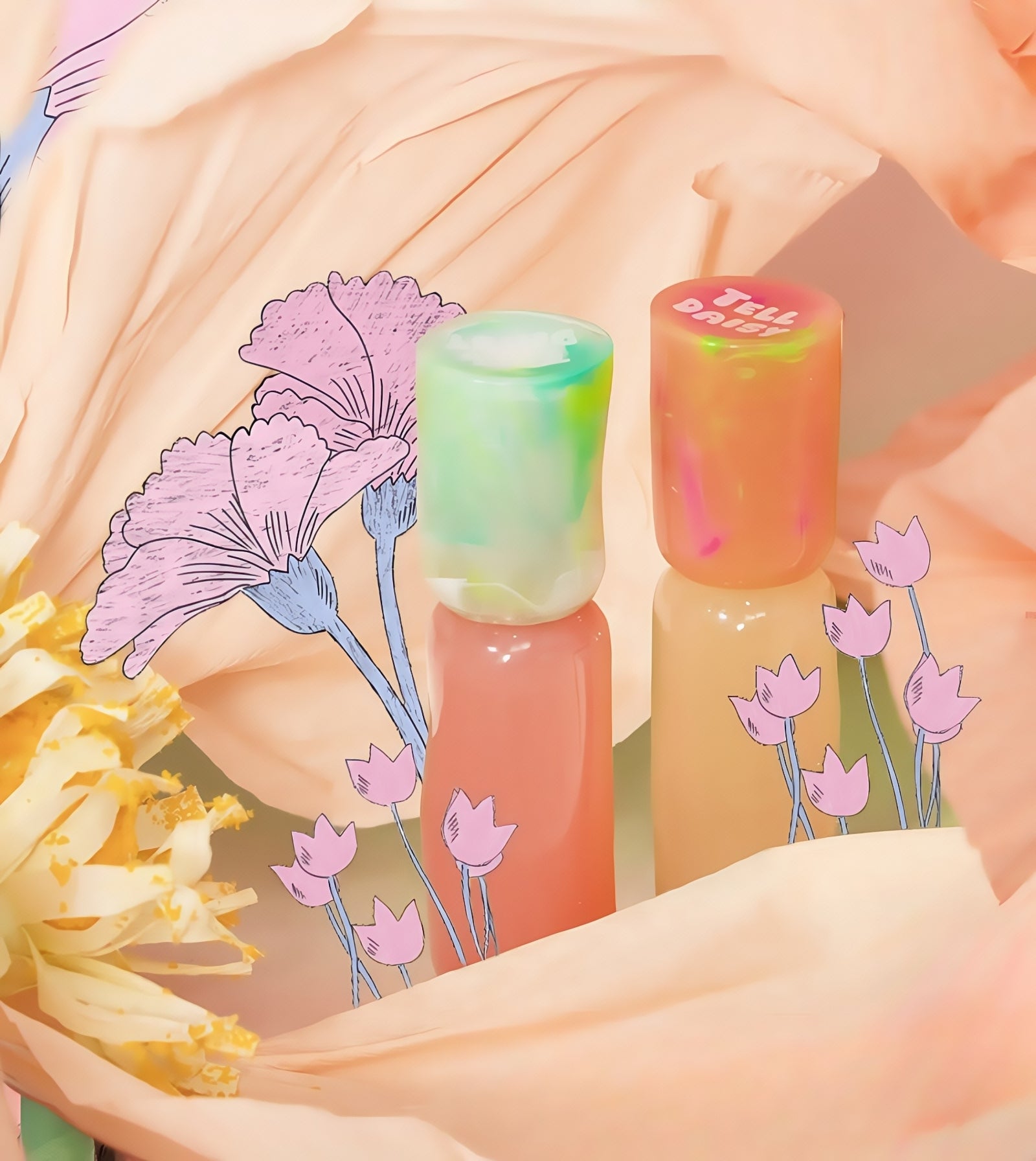 TellDaisy Flower Tea Collection Soft Shell Matte Lip Cream T4503