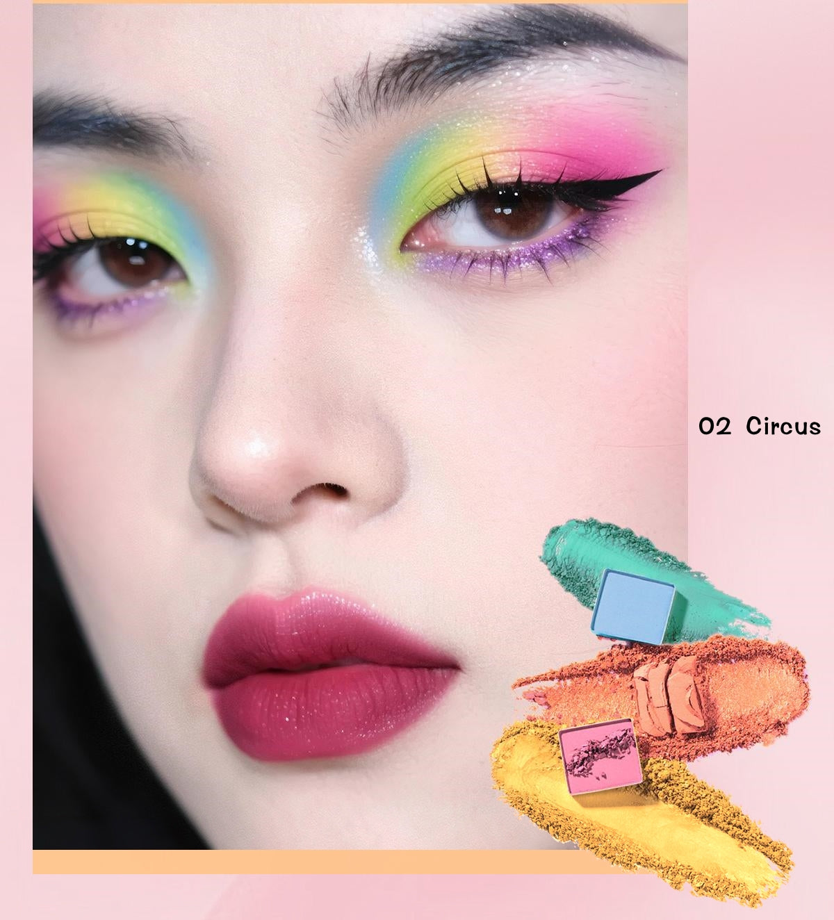 CARMELA 12-color Glazed Eyeshadow Palette T5031