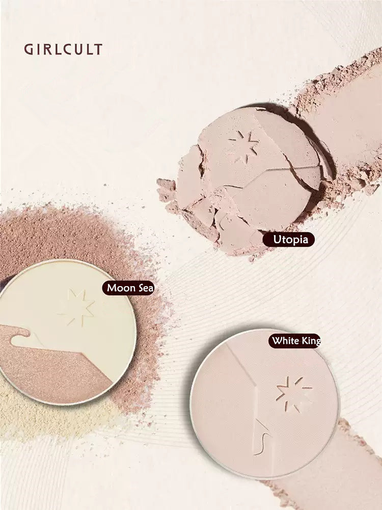 Girlcult Mountain Sea Series Matte & Pearlescent Highlighter Powder T3032