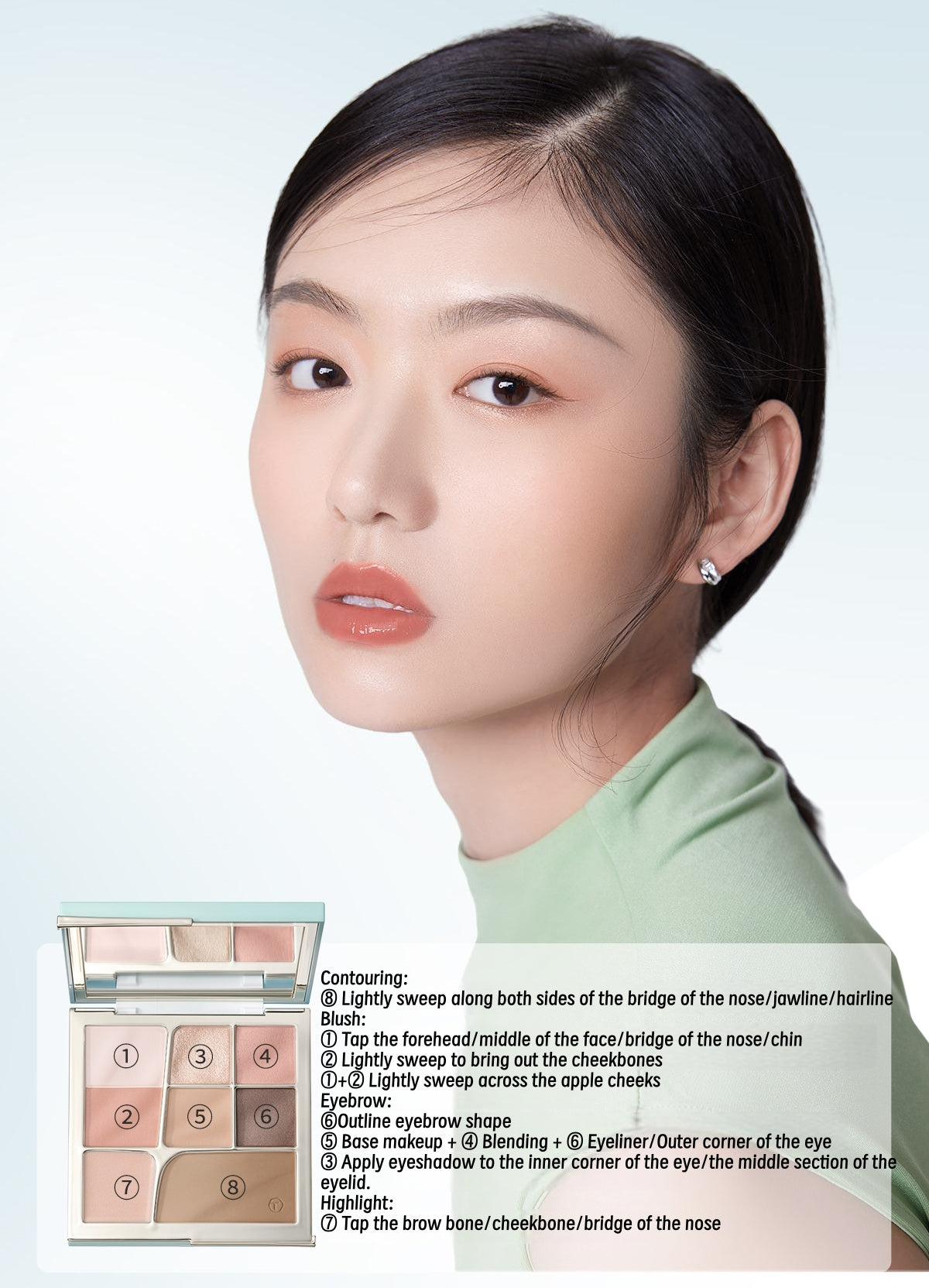 TIMAGE All-In-One Facial Makeup Palette T5325