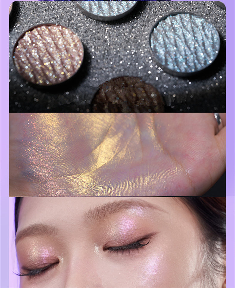 ORIGINAL ARTIST Night Glory 4-color Chameleon Highlighter Palette T4173
