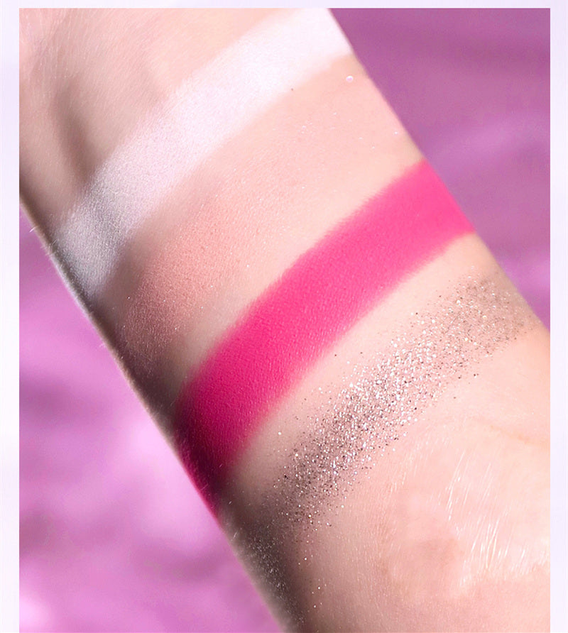 SUET NEI Matte Polarized Pearlescent 4 Colors Eyeshadow Palette T4083