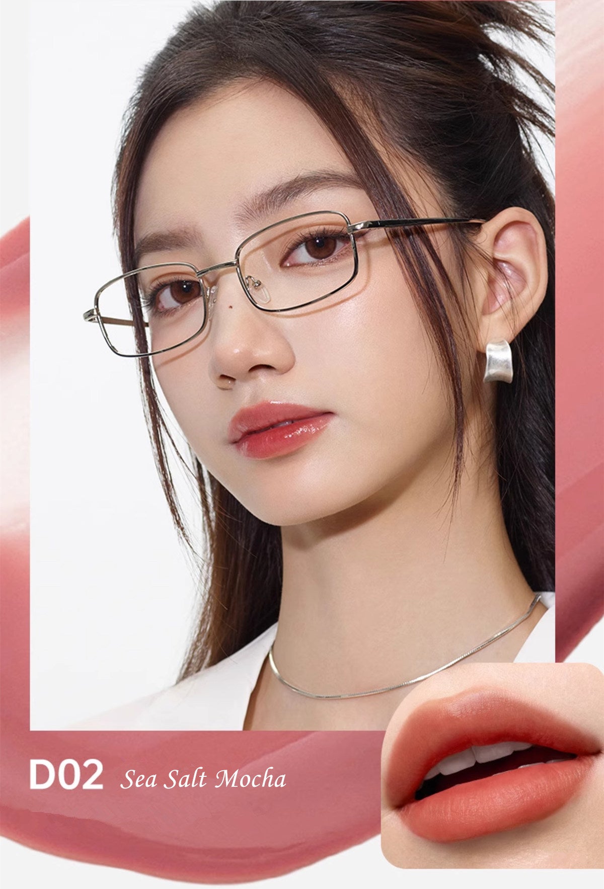 MOOEKISS Double-Head Essence Matte & Mirror Lip Glaze T4377