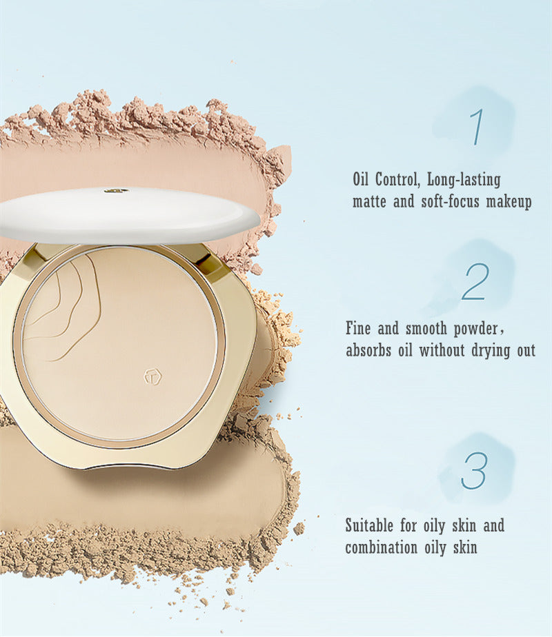 TIMAGE Light Gauze Matte Honey Setting Pressed Powder T3328