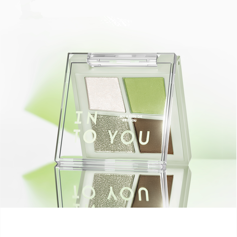 INTO YOU Rotational 4-Color Matter & Shimmer Eyeshadow Palette T3526