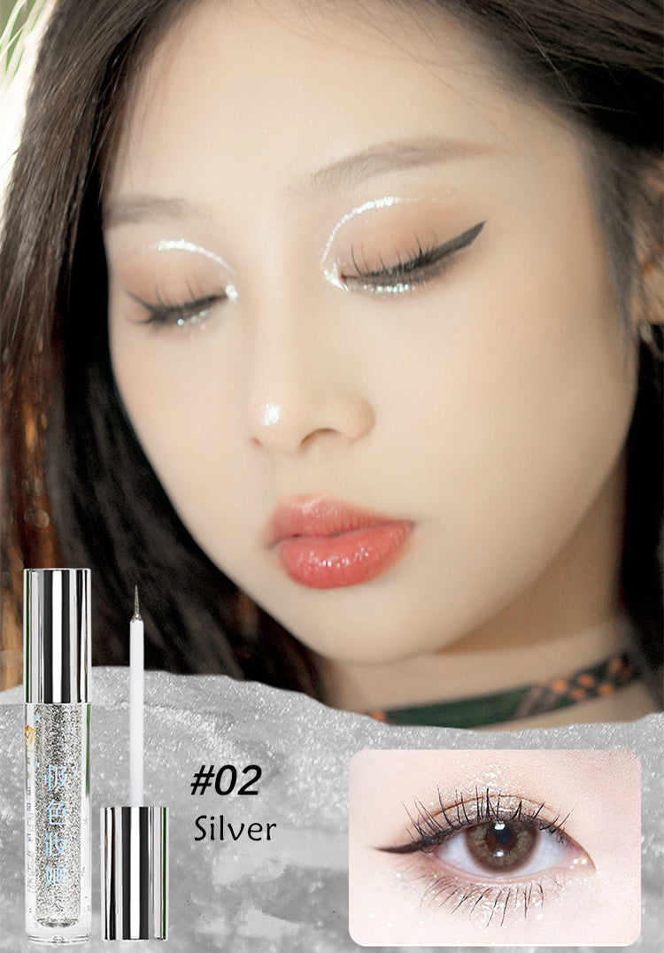 JSZH Diamond Holographic Glitter Liquid Eyeliner Pen T4238