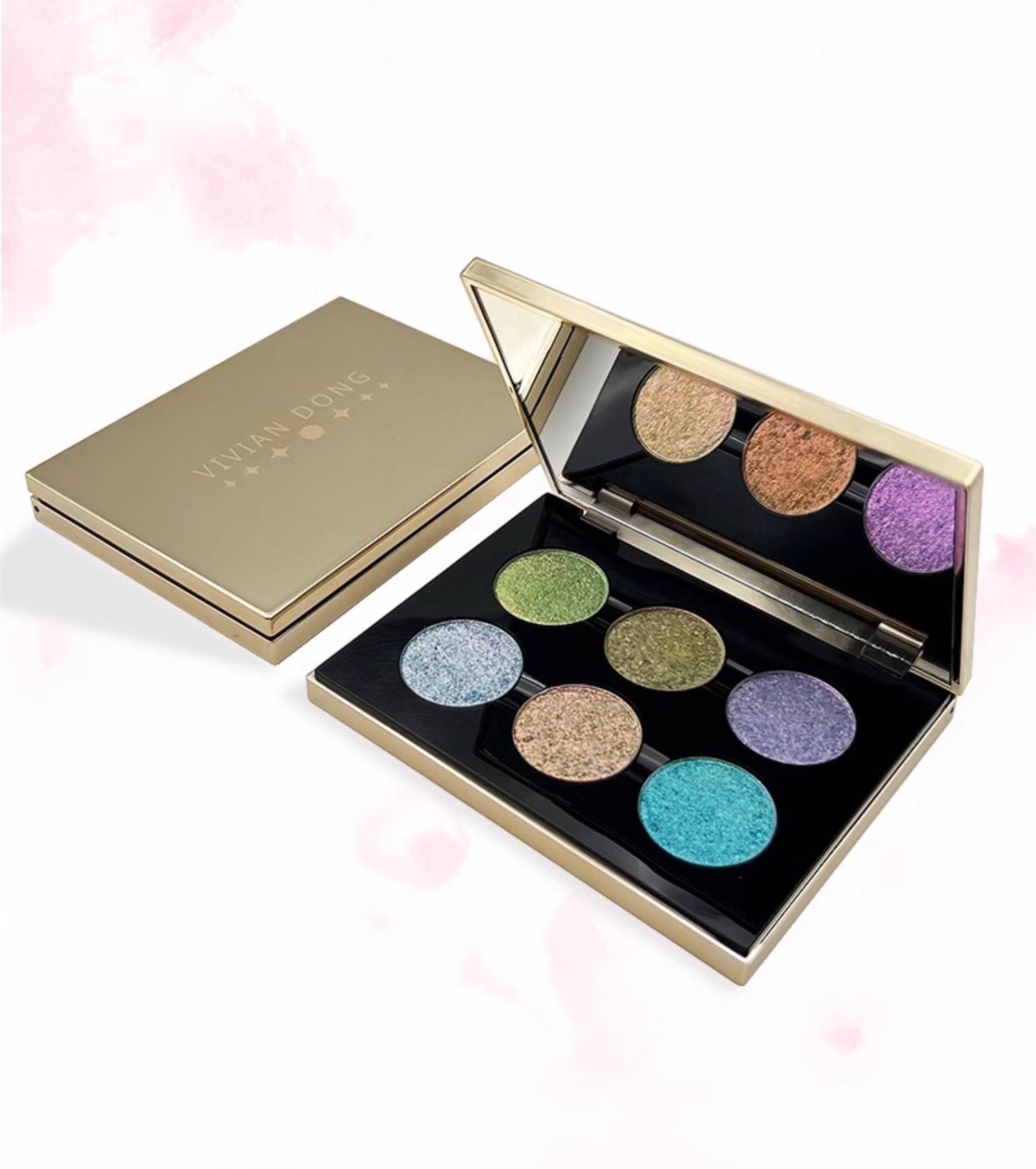 VIVIAN DONG 6-Color Optical Chameleon Eyeshadow Palette T4037