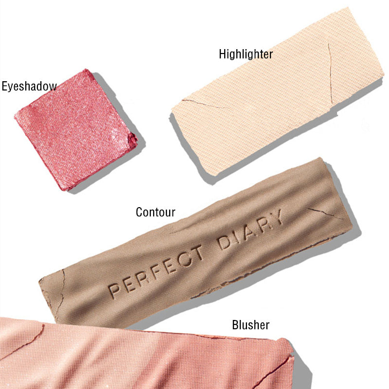 Perfect Diary Denim Series Eyes And Cheeks All-in-one Makeup Palette T3448