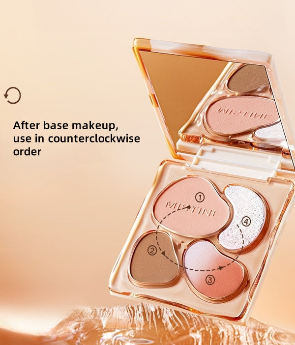 MISTINE Thai Milk Coffee All-In-One Makeup Palette T4452