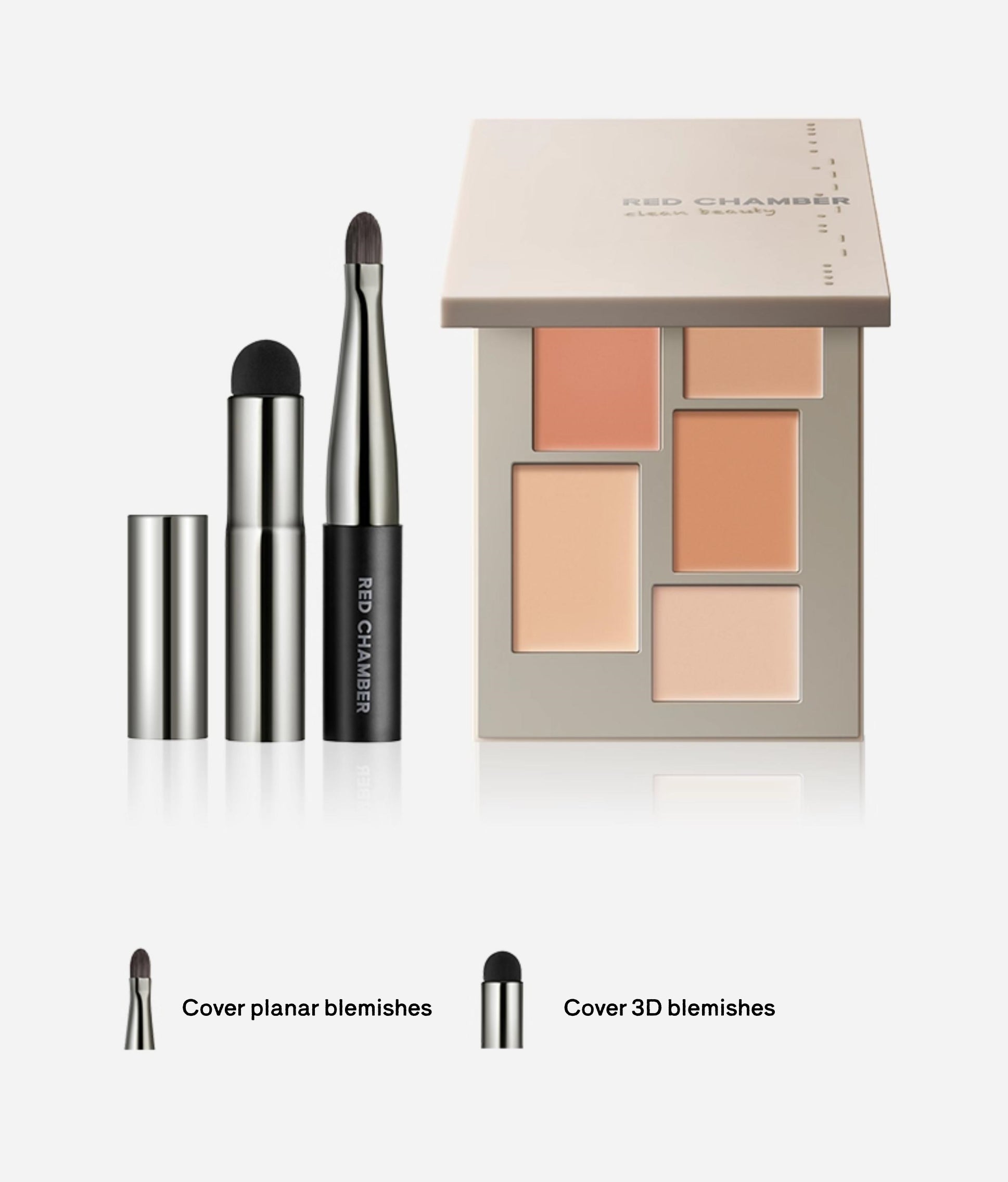 RED CHAMBER 5-color Clean Beauty Concealer Cream T5127